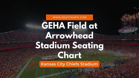 GEHA Field at Arrowhead Stadium Seating Chart 2023 | Kansas City Chiefs ...