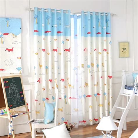 2016 Cartoon Children Curtain For Kids Room Blackout Curtain Fresh ...