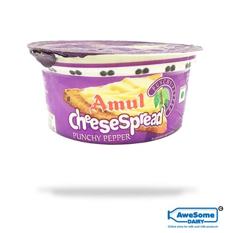 Buy Amul Cheese Spread - 200g Punchy Pepper Cheese at Best Price Mumbai