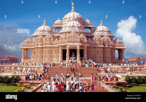 Swaminarayan temple akshardham new delhi hi-res stock photography and images - Alamy