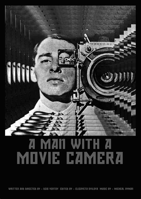 A MAN WITH A MOVIE CAMERA // POSTER // Graphic Design :: Behance