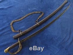 Original CIVIL War M1860 Us Calvary Sword And Scabbard Made By Ames ...