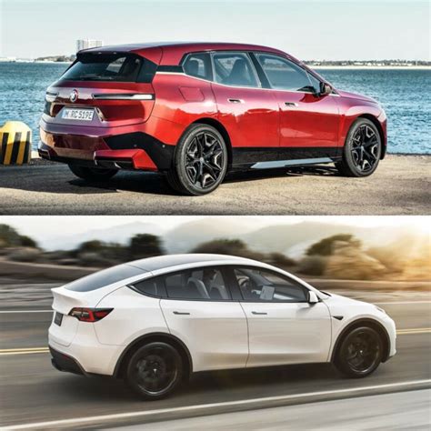 Photo Comparison: BMW iX vs Tesla Model Y