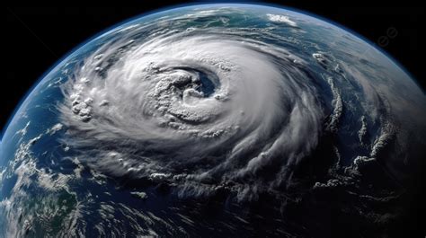 Hurricane With An Eye In It Background, A Picture Of A Cyclone, Cyclone, Space Background Image ...