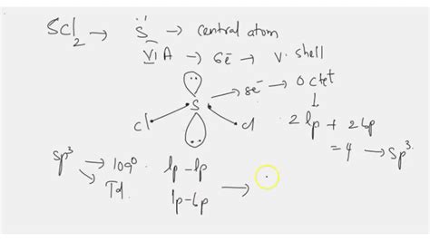 SOLVED: A What is the hybridization of the central atom in SCh ...