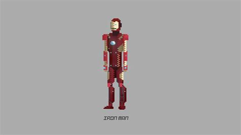 Pixel Art Facile Iron Man - Pixel Art Grid Gallery