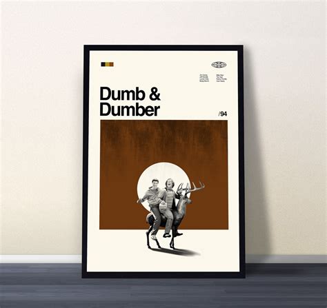 Dumb and Dumber Movie Poster, Dumb and Dumber Print, High Quality, Wall Art, Room Decor, Classic ...