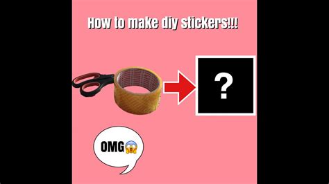 How to make diy STICKERS!! Tutorial: no parchment paper needed!!🙂 - YouTube