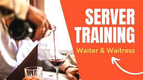 Server Training I New Waitress/Waiter Training Program! - YouTube