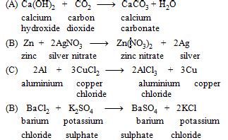 Write the balanced chemical equations for the following reactions.A ...