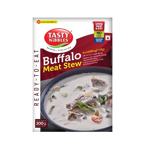 BUFFALO MEAT STEW 200GM POUCH – Tasty Nibbles