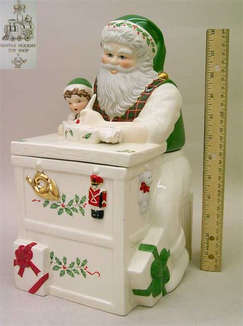 Lenox HOLIDAY Figurine Santa Cookie Jar 6978707 | eBay