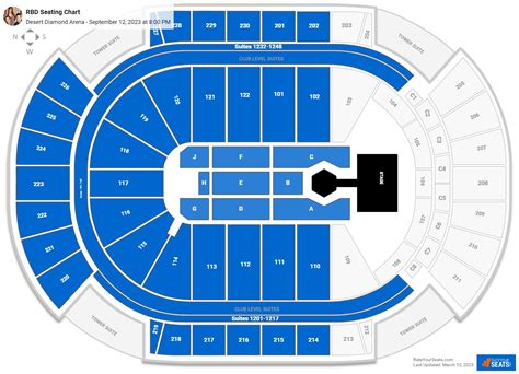 Desert Diamond Arena Seating Chart - RateYourSeats.com