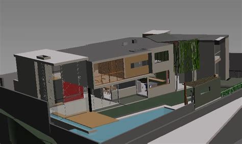 Modern House 3D DWG Model for AutoCAD • Designs CAD