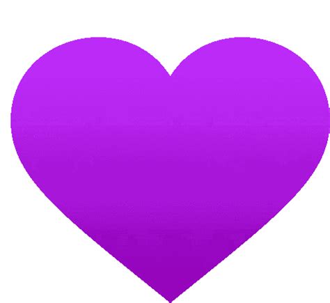 Purple Heart Symbols Sticker - Purple Heart Symbols Joypixels - Discover & Share GIFs