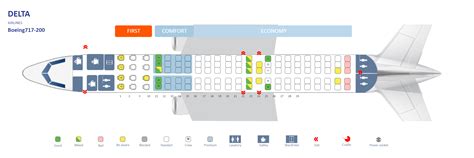 Delta Seating Chart Boeing 717 | EdrawMax Template