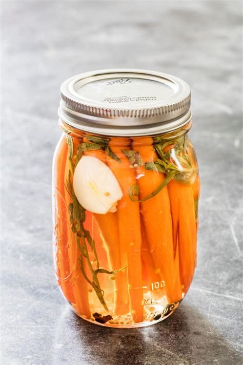 How to Make Quick and Easy Pickled Carrots | Pickled carrots, Pickles, Homemade pickles