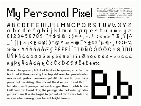 Pixel Font, My Personal Pixel Font, Handwriting Inspire Font, Planner Font, Cute and Simple. - Etsy