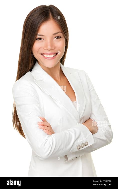 Asian business woman. Businesswoman portrait of smiling happy mixed ...