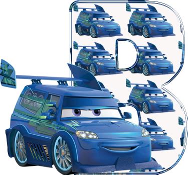 B.. ‿DE ALFABETO DECORATIVO | Disney pixar cars, Pixar cars, Disney cars