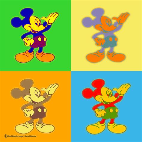 Mickey Mouse Pop Art Digital Art by Michael Chatman