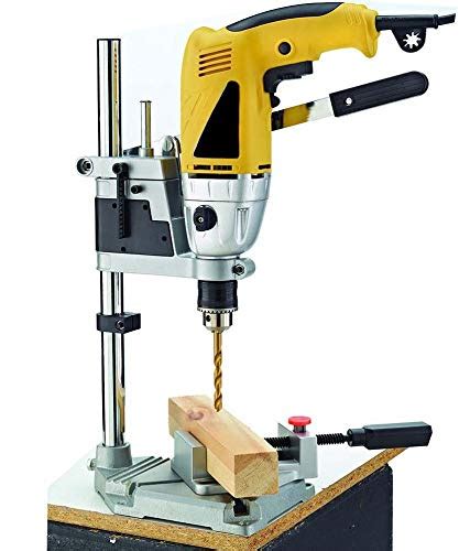 Buy DRONA Hand Drill Machine Stand 400mm Mini Drill Stand Bench Press ...