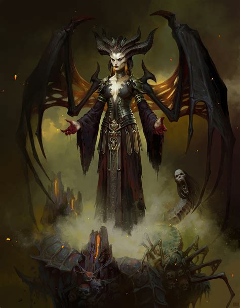 ArtStation - Lilith (Diablo fan art)