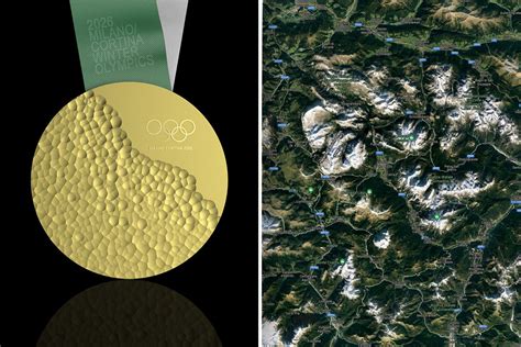 2026 Milan Winter Olympics medal design takes inspiration from the mountainous peaks of northern ...