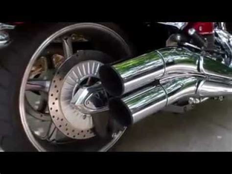 Yamaha Raider Custom Exhaust by Elite Motosports - YouTube