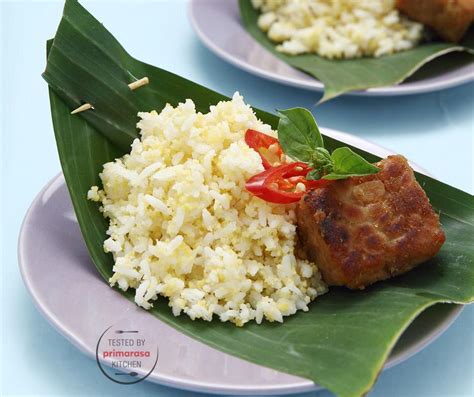 Nasi Jagung Ayam Masak Merah - malayhanic