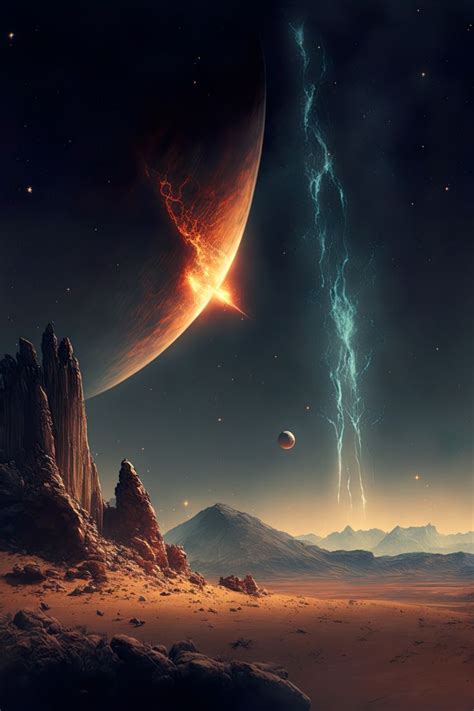 Space Wallpaper | Landscape wallpaper, Fantasy landscape, Landscape ...