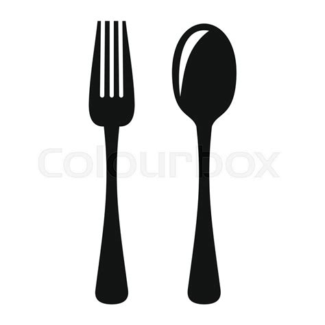 Fork And Spoon Vector at Vectorified.com | Collection of Fork And Spoon ...