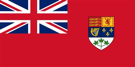 Canadian Red Ensign (1921-1957) | Canadian red ensign, Flag, Ontario