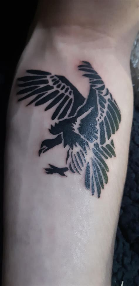 A Twenty One Pilots vulture tattoo done by Luca Szabó at GaboArtTattoo ...