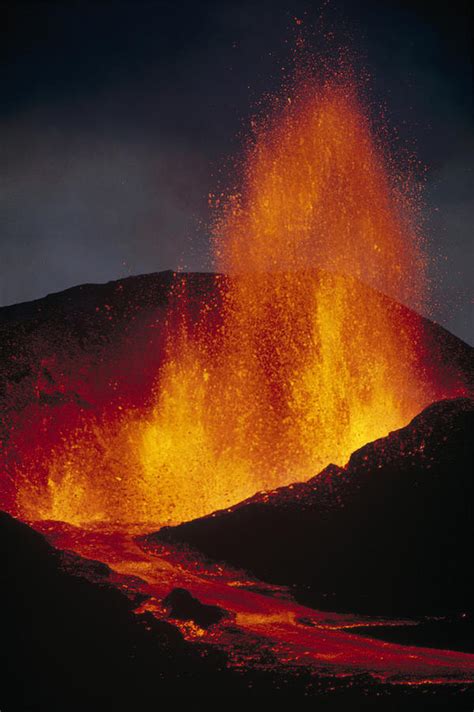 Volcanic Eruption, Spatter Cone Photograph by Tui De Roy | Fine Art America