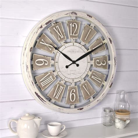 Large Decorative Farmhouse Style Wall Clocks