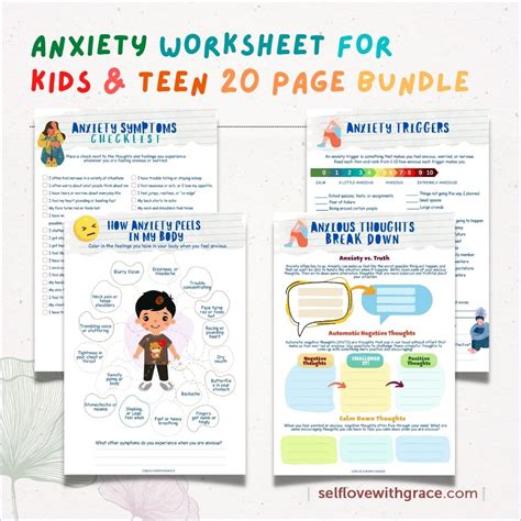 Anxiety Triggers Fillable Worksheet Kids - Anxiety Thermometer - Worksheets Library