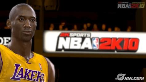 NBA 2K10 : gros plan sur Kobe Bryant | NBA