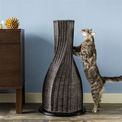 Tall Cat Scratching Post: Calypso Cat Scratcher | The Refined Feline