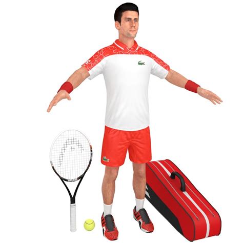 Novak djokovic racket model - TurboSquid 1338178