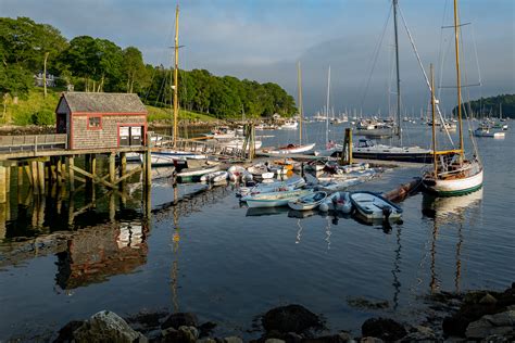 Rockport Harbor Near Sunset : Rockport, Maine : robert m ring photography