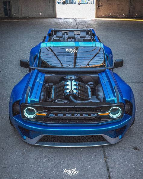 Ford Bronco "Big Boy" Looks Slammed, Flexes GT Supercar Muscle ...