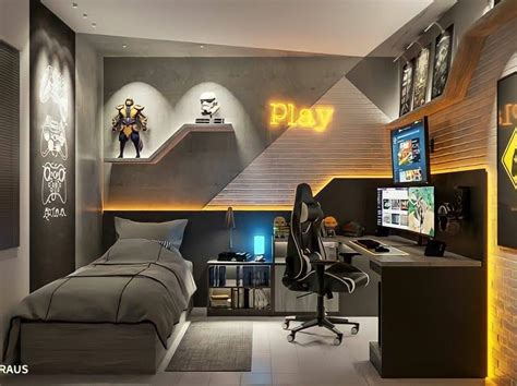 10 Desain Kamar Gaming Low Budget Yang Estetik, Yuk Bikin! - RonaGriya