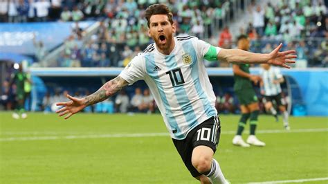 Lionel Messi scores first 2018 World Cup goal for Argentina and Diego ...