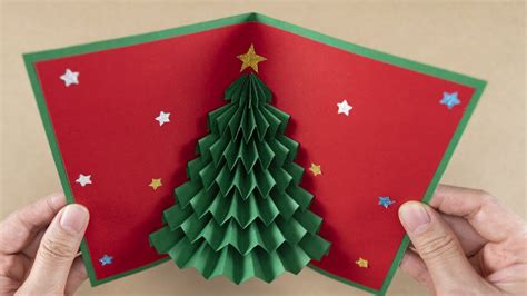 3D Christmas Card | How to make Christmas Card | Christmas Tree Card - YouTube