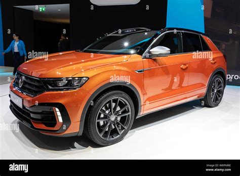 GENEVA, SWITZERLAND - MARCH 6, 2019: Volkswagen T-Cross R-line car ...