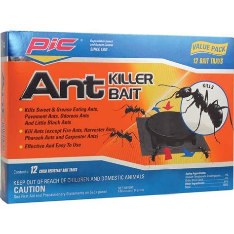 PIC 12 Plastic Ant-Killing Systems (3-Pack)-814103023442 - The Home Depot