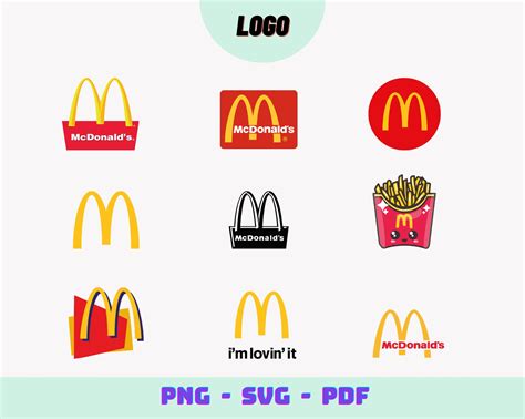 Mcdonald's Logo, Clipart, Stickers, Logo, Mccafe Logo, Svg,png Files ...