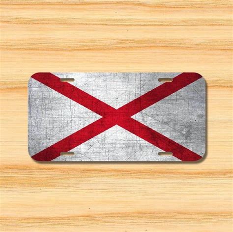 Alabama Flag Vehicle License Plate, Front Auto Car Truck Tag NEW Free Domestic Shipping ...