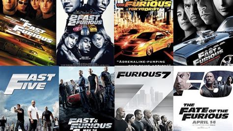 Fast & Furious All parts with poster - YouTube